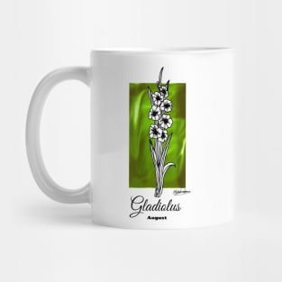 August birth flower - gladiolus Mug